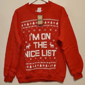 TStars unisex sweatshirt "I'm on the Nice List "